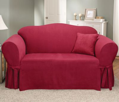 Sure Fit Classic Soft Suede Loveseat Slipcover