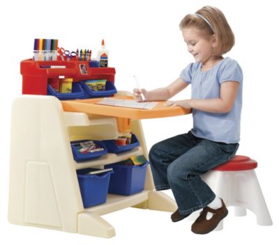 Step 2 Flip N Doodle Easel Desk with Stool