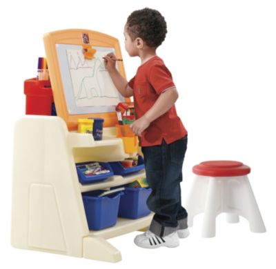 Step 2 Flip N Doodle Easel Desk with Stool