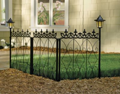 Tone World Solar Garden Fence
