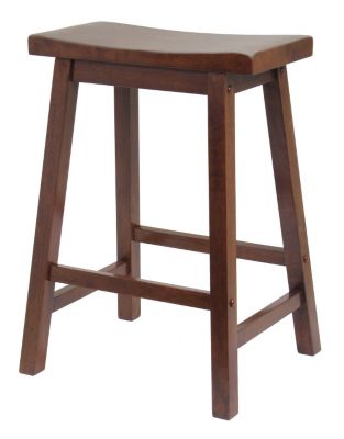 Wood Saddle Seat 24" Stool