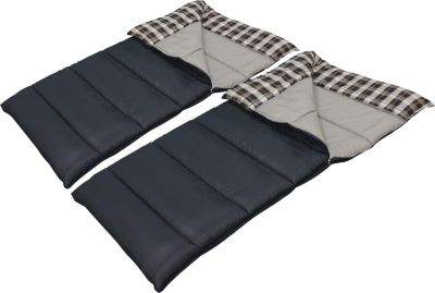 Exxel Outdoors 2 Person Polyester Sleeping Bag