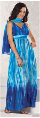 JM Studio Misses Maxi Dress w/Scarf