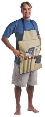 Barbecue Apron with Utensils