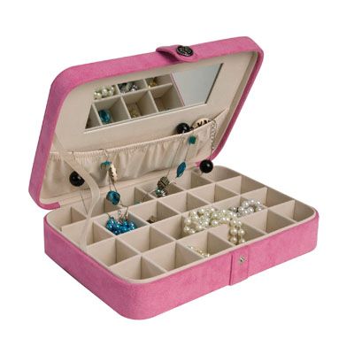 Maria Mele Plush Fabric Jewelry Box and Ring Case