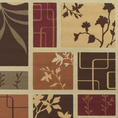 Carlisle Contp Leaf 8x10 Rug-Ivory