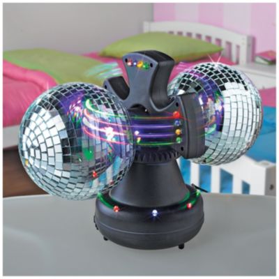 Twin Mirror Ball Lamp