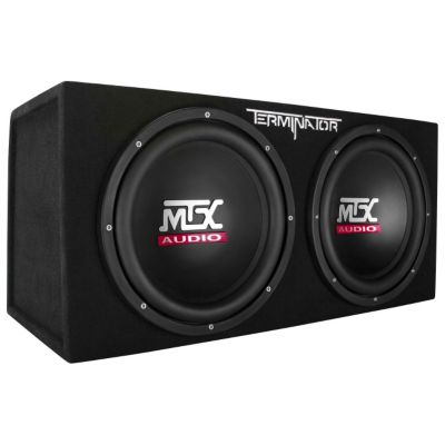 MTX Dual 12" Loaded Subwoofer Box