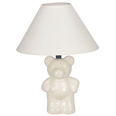 Ceramic Teddy Bear Lamp