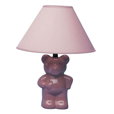 Ceramic Teddy Bear Lamp
