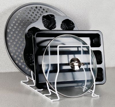 Bakeware and Lid Storage Rack