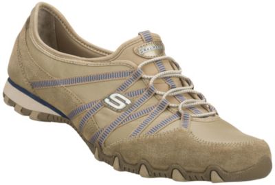 Skechers Bungee Closure Suede Slip In Sneaker