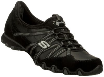 Skechers Bungee Closure Suede Slip In Sneaker