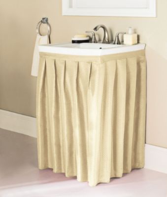 Bathroom Sink Skirt