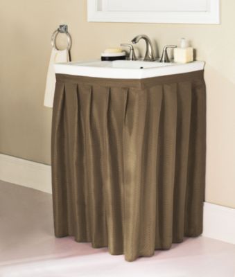 Bathroom Sink Skirt