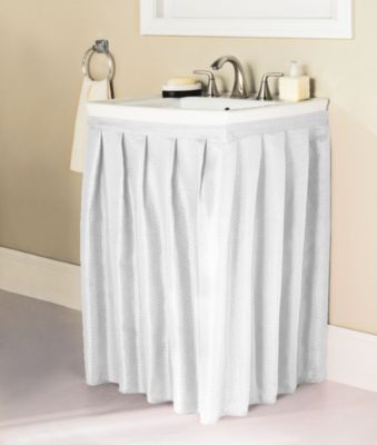 Bathroom Sink Skirt