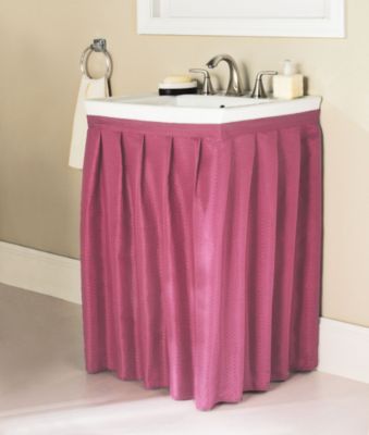 Bathroom Sink Skirt