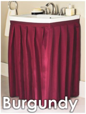 Bathroom Sink Skirt
