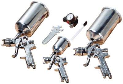 Master Craft&reg; 4pc H.V.L.P. Spray Gun