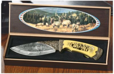 Save 33% Majestic Elk Collector Knife