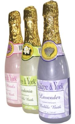 3 Piece Champagne Bottle Bubble Bath Set
