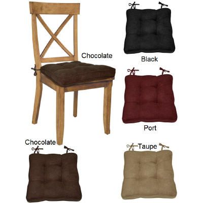 Faux Suede Chair Pads