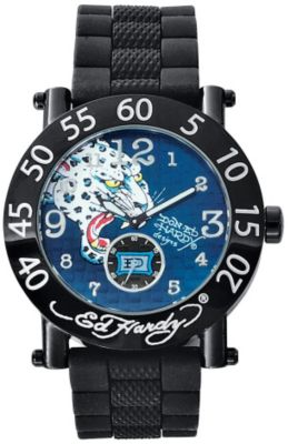 Mens Ed Hardy Kordova Blue Leopard Watch