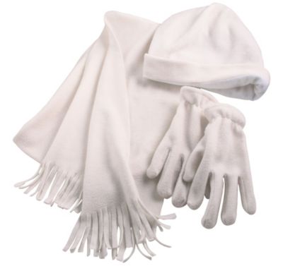 Ladies Fleece Hat/Scarf/Glove Set
