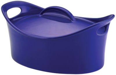 Rachael Ray Stoneware 4.25qt Casseroval Baker