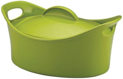 Rachael Ray 4.25qt Stoneware Casseroval Baker