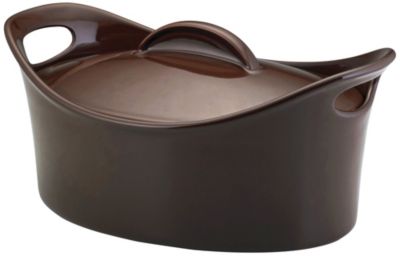 Rachael Ray 4.25qt Stoneware Casseroval Baker