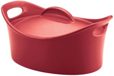 Rachael Ray 4.25qt Stoneware Casseroval Baker