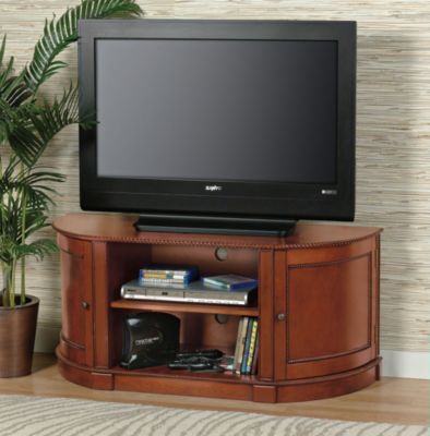 Cherry Carved TV Stand