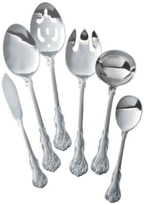 Monogrammed Bouquet 54 Piece Flatware Set