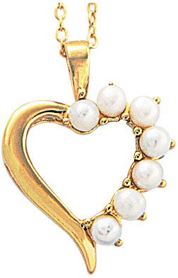 18K Gold Over Silver Cultured Pearl Jewelry Set