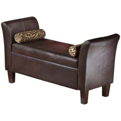 Backless Bench, Exotic Pillows