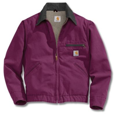 Chaqueta Carhartt forrada en sherpa color arena p/mujeres