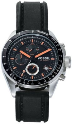 Fossil Men's Orange Decker Chronograph Watch