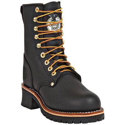 Georgia Men's 8" Logger Boot-Wide