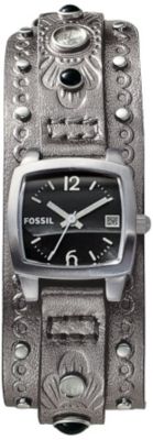 Save 30% Fossil Ladies' Metallic Stud Strap Watch