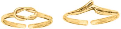 14K Gold Over Silver 3-Piece Body Jewelry Set