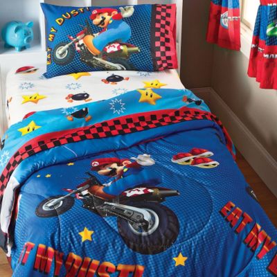 Super Mario Race Is On Kids Bed Set