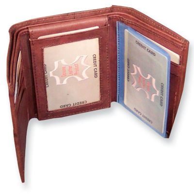 Leather Tri-Fold Wallet