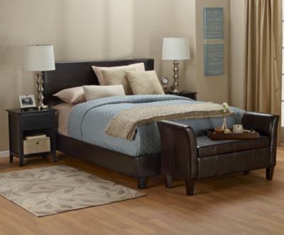 Harbortown Platform Queen Bed-Black