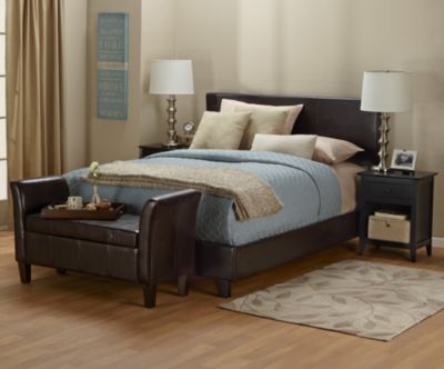 Harbortown Platform Queen Bed-Black