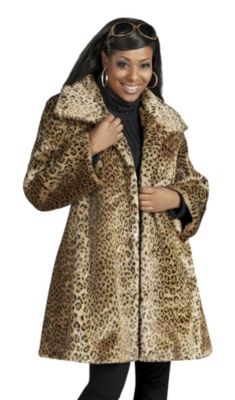 Chaqueta Swing de imitación de piel Tally Ho