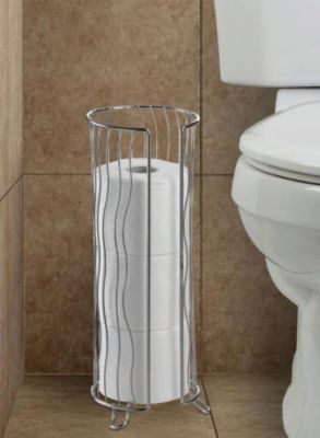 Wave Toilet Caddy and Tissue Roll Holder