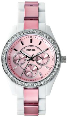 Ladies Fossil Pink Dress Watch