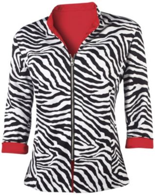 Lisa Intl Womens Reversible Cardigan