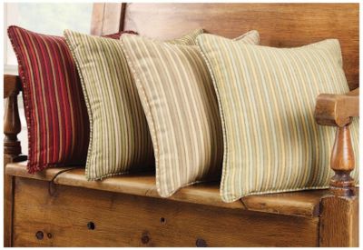 Chenille Stripe Dec Pillows